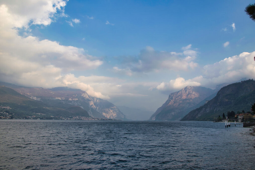 Lago di Como in Italy.